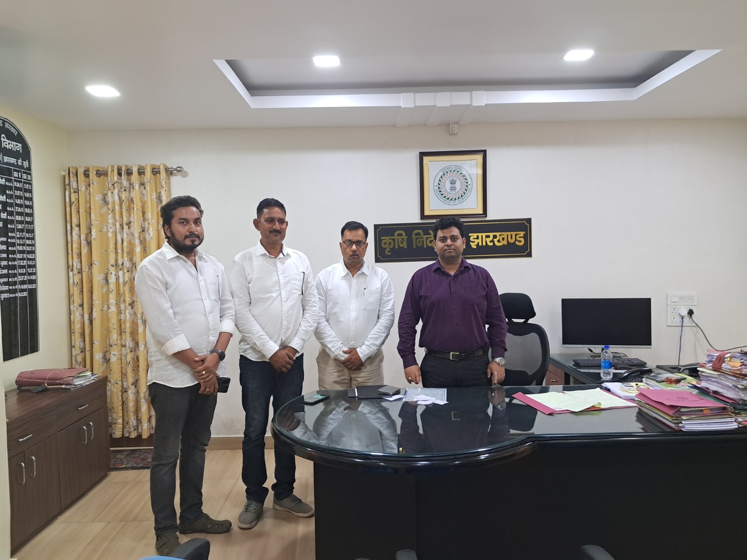 Meeting at Jharkhand agriculture directorate